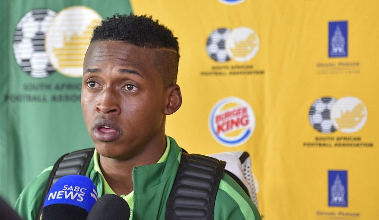 Luther Singh during the South African u20 Mens National Team departure at OR Tambo International Airport on May 10, 2017 in Johannesburg, South Africa.