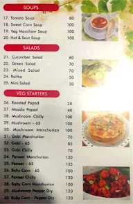 Vyshali Food Corners menu 2