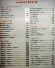 Kamat Restaurant, NR Road menu 3