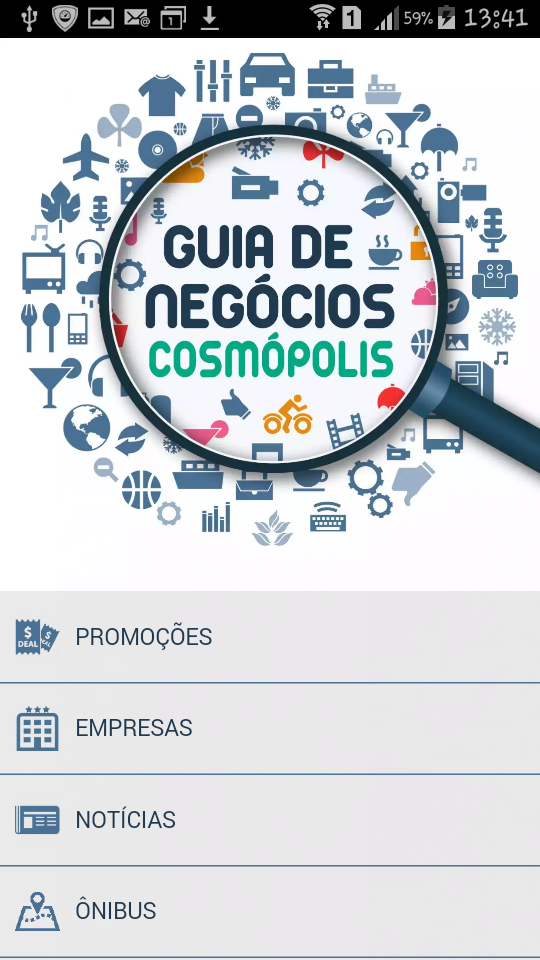 GUIA DE NEGÓCIOS COSMÓPOLIS Screen 1
