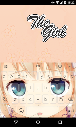 Emoji Keyboard-The Girl