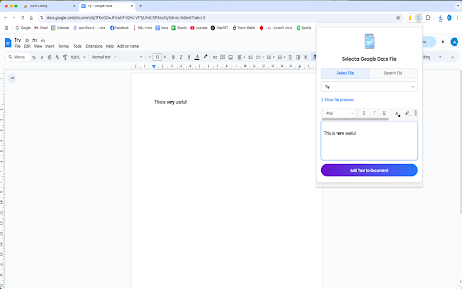 QuickDocs: Write Faster in Google Docs