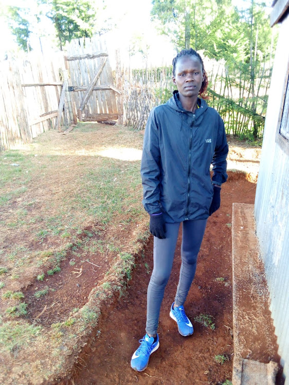 Sylvia Kemboi at home in Kaptagat.