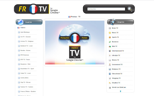 France TV chrome extension