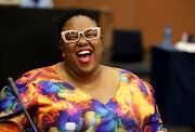 Zandile Myeni during an eThekwini metro council meeting at the Durban International Convention Centre. File image