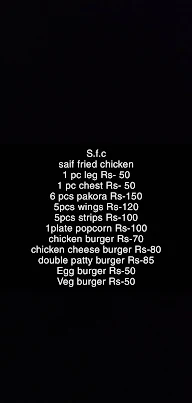 Saif Fried Chicken menu 2