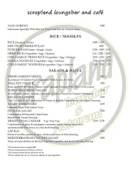 Scrapland Loungebar & Restaurant menu 7