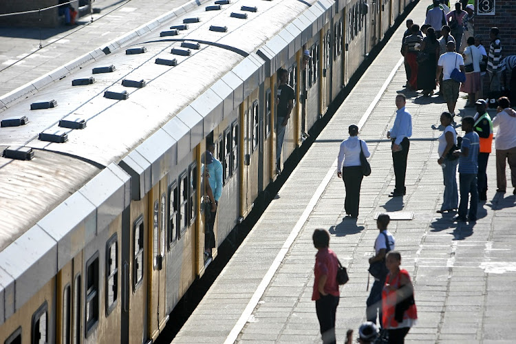 FILE IMAGE: Bontivlle Train Station near Cape Town.