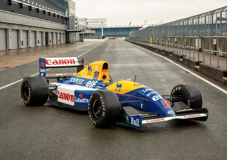 Nigel Mansell drove this FW14 to victory five times in the 1991 F1 season - and gave Ayrton Senna a lift. Picture: SUPPLIED