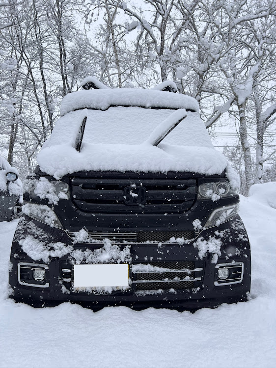 Nボックスカスタムの年末のご挨拶・雪・本当にこれが最後のご挨拶になります😏・来年もよろしくお願いしますに関するカスタム事例の投稿画像8枚目