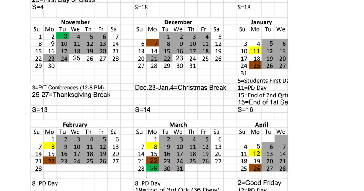 Spokane R-VII 2020-2021 Academic Calendar - Google Sheets