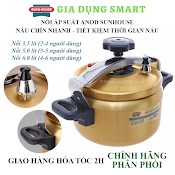 Nồi Áp Suất Cơ Anod Sunhouse Sha8604 6 Lít / Sha8504 5 Lít / Sha8354 3.5 Lít