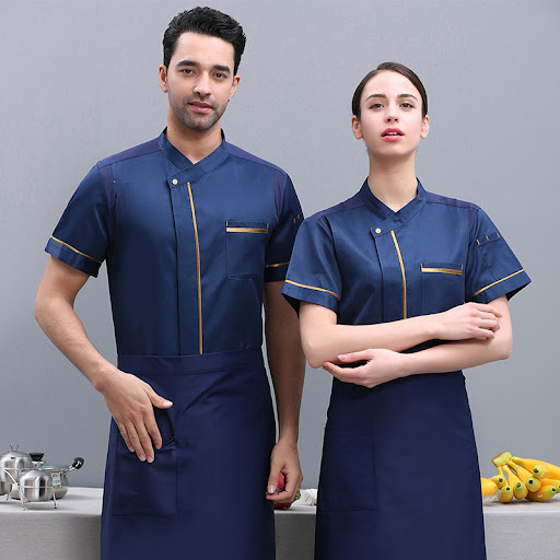 Title 6, Chefs short-sleeved waitress restaurant waiter...