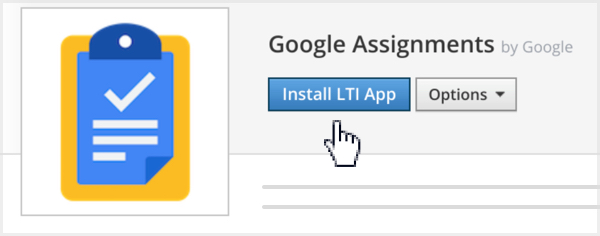 Install LTI App