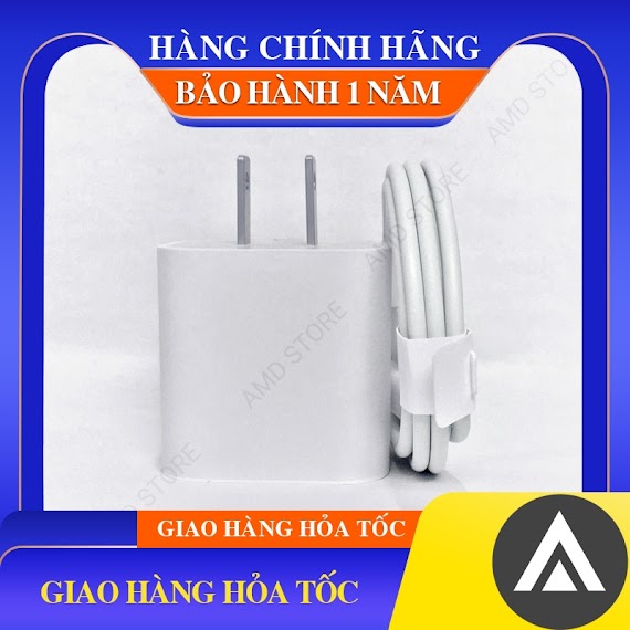 Sạc Nhanh, Sạc Nhanh 20W, Combo Củ Sạc Nhanh 20W, Dây Sac Nhanh, Cap Sac Nhanh Dành Cho 8/X/11/12/13/14 - Amd Store