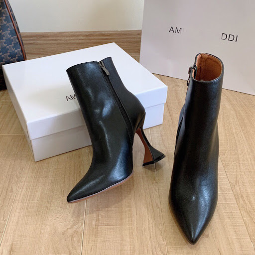 Title 7, Side Zip Wine Glass Heel Sexy Ankle Boots, elev...