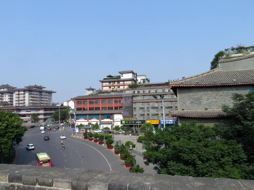 Xi'an City wall bike ride China 2016