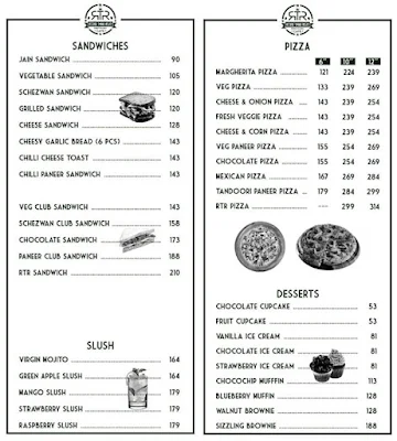 Rtr Cafe menu 