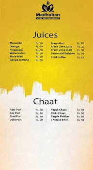 Madhuban Veg. Restaurant menu 7