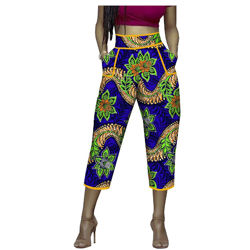 Title 7, Batik print pencil pants for women, offering a ...