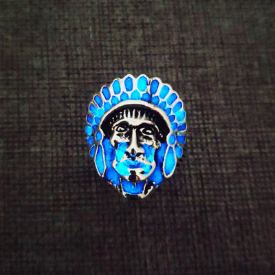 Title 4, Bague en alliage avec avatar indien, pour un st...
