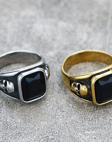 Anello da uomo retrò personalizzato - 0