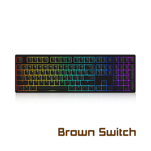 Bàn phím Akko 3108S RGB PRO Brown Switch (108 keys) (Đen)