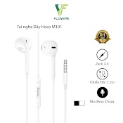 Tai Nghe Dây Hoco M101, Jack 3.5, Micro Đàm Thoại, Điều Chỉnh Âm Lượng, Tương Thích Với I.o.s Và Android - Bh 12 Tháng.