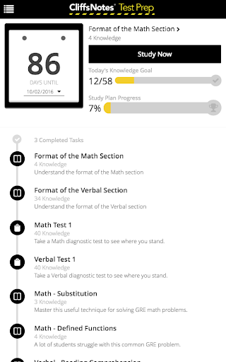 CliffsNotes Test Prep