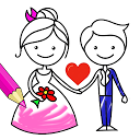 アプリのダウンロード Bride And Groom Wedding Coloring Pages Ga をインストールする 最新 APK ダウンローダ