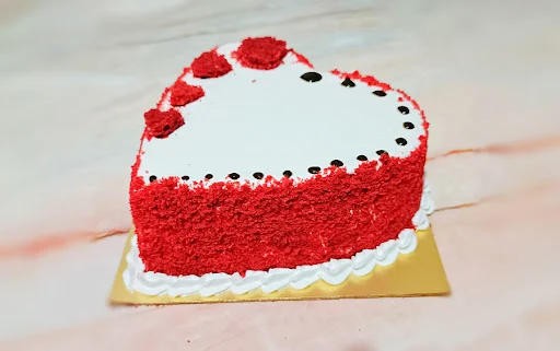 Mini Red Velvet Heart Cake [ Eggles 350gms]