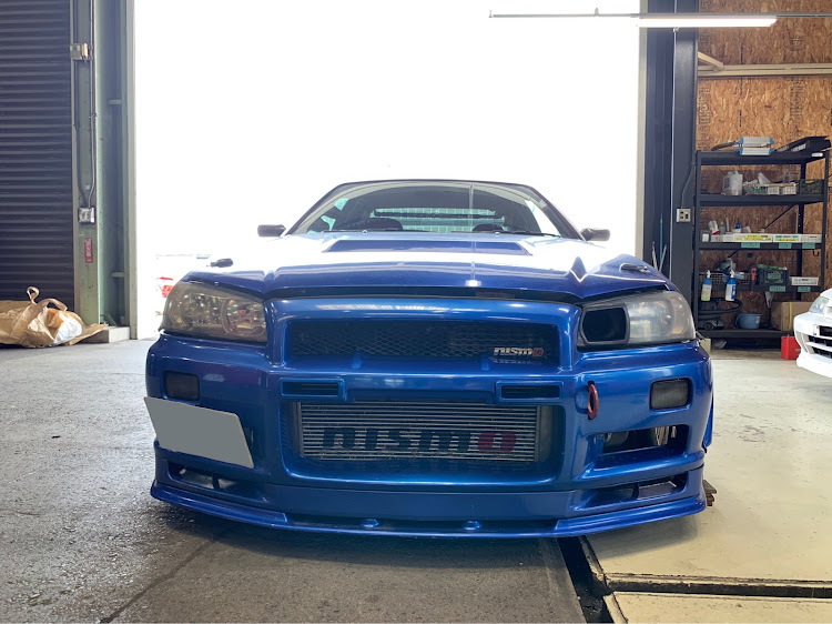 スカイラインのRB26DETT・ヘッドライトダクト・純正加工・効果は不明・アシンメトリーに関するカスタム事例の投稿画像3枚目