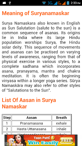 Surya Namaskar