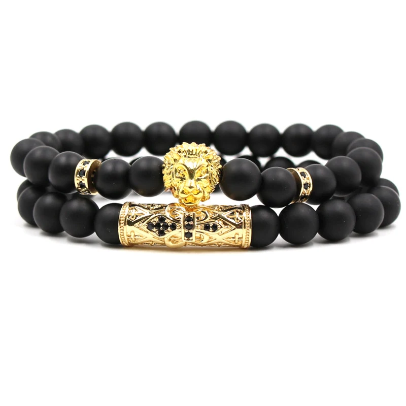 Bracelet Suit Frosted Stone extensible, accessoire élégant et moderne, avec pierres givrées et extensible, pour un confort optimal et un look raffiné.