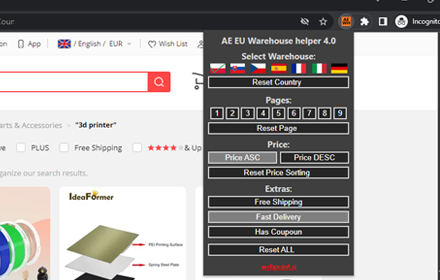 Aliexpress Europe extension Preview image 1