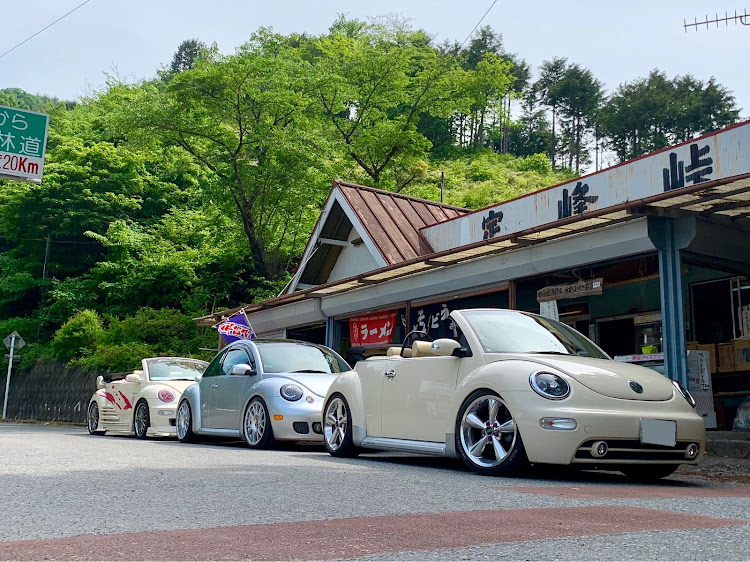 ニュービートル カブリオレのドライブ・定峰峠・とんで埼玉に関するカスタム事例の投稿画像1枚目