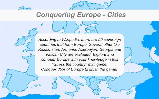 Conquering Europe - Cities