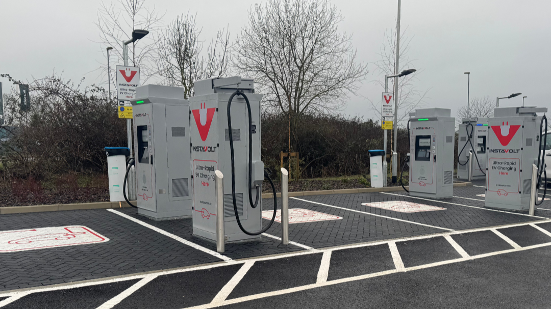EV Rapid Charging Station Wragby