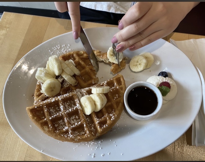 Banana waffle