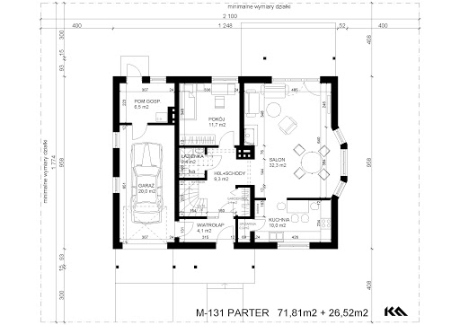 M-131 - Rzut parteru