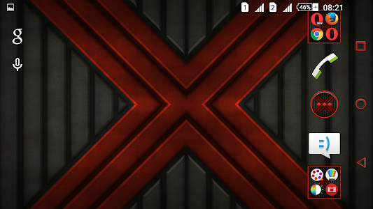 X Red Reloaded XZ Theme screenshot 8