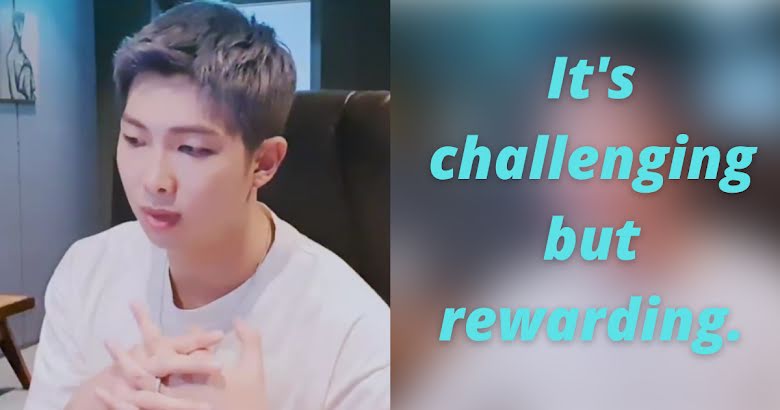 Bts S Rm Breaks Down How He Took Txt S 0x1 Lovesong From An English Guide To Title Track Koreaboo