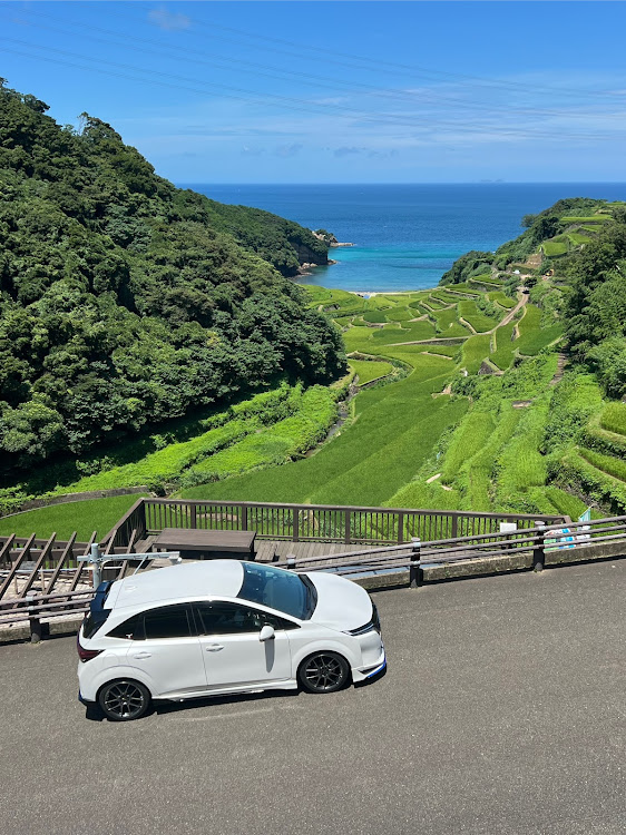 ノート オーラの久しぶりにドライブ・７月もよろしくお願いいたします・地震災害に遭われた方々にお見舞い申し上げます・佐賀県唐津市　浜野浦の棚田に関するカスタム事例の投稿画像6枚目