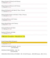 Kesar Sweets menu 1