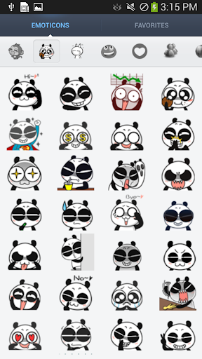 Screenshot Cute Emoticons Sticker