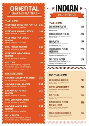 QD's Restaurant menu 