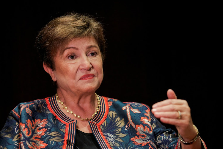 IMF MD Kristalina Georgieva speaks during an interview during a G20 Financial Summit, in Sao Paulo, Brazil, in February 2024. Picture: REUTERS/CARLA CARNIEL