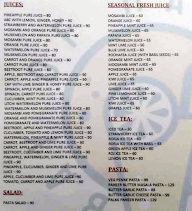 Bay Of Hangover menu 1