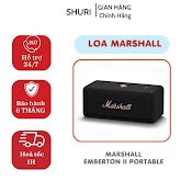 Loa Marshall Emberton 2 Âm Thanh Vòm Cực Chất / Loa Bluetooth Emberton2 Cao Cấp Pin Trâu 10H - Bảo Hành 6 Tháng