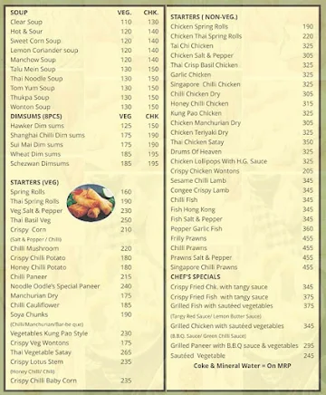 Noodle oodle menu 